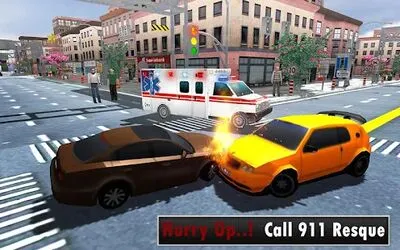 Baixe Emergency Rescue City Ambulance Driving (Versão Pro MOD) para Android - Captura de tela 3
