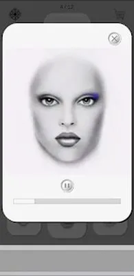 Download e Colore: Grayscale MakeUp Face Charts (MOD Premium) para Android - Captura de tela 3