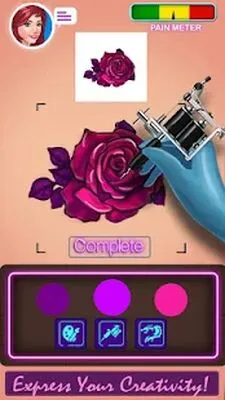 Baixe Ink Tattoo: Jogo de Desenho de Tatuagem (MOD Desbloqueado) para Android - Captura de tela 4