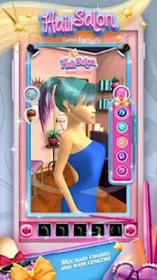 Baixe Jogos de Salão de Cabelo para Meninas (MOD Grátis com Propagandas) para Android - Captura de tela 2