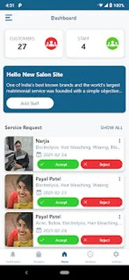 Baixe Salon Admin (MOD Desbloqueado) para Android - Captura de tela 1