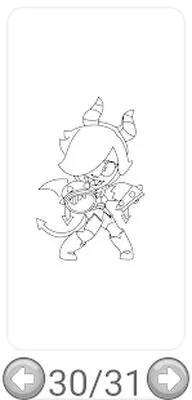 Baixe Brawl Stars Colorng－Como Desenhar (Versão Pro MOD) para Android - Captura de tela 3
