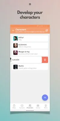 Baixe Fabula. Planejador de Novelas (MOD Premium) para Android - Captura de tela 1