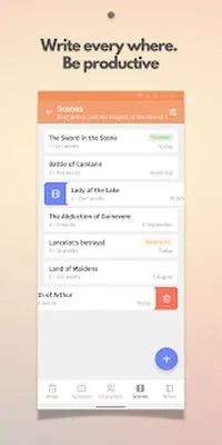 Baixe Fabula. Planejador de Novelas (MOD Premium) para Android - Captura de tela 4