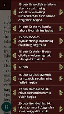 Baixe Hadislar (Al-jome’ as-sahih – Sahihul Buxoriy) (MOD de Anúncios Grátis) para Android - Captura de tela 4