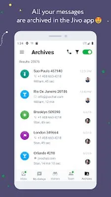 Baixe JivoChat (MOD Desbloqueado) para Android - Captura de tela 4