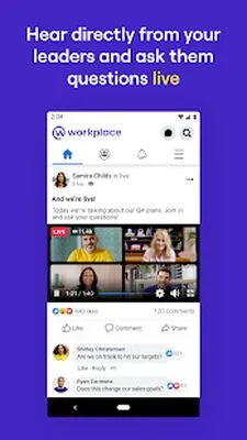 Baixe Workplace from Meta (MOD Premium) para Android - Captura de tela 1