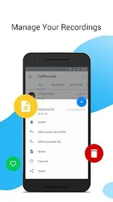 Baixe o Gravador de Chamadas: Gravador de Voz (MOD Grátis com Anúncios) para Android - Captura de tela 1