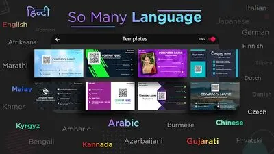 Baixe o Criador de Cartões de Visita Digital (MOD Premium) para Android - Captura de tela 4