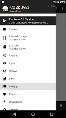 Baixe CDisplayEx Leitor de Quadrinhos Grátis (MOD Desbloqueado) para Android - Captura de tela 1