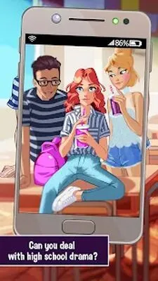 Baixe High School Love Drama: Love Story Games (MOD desbloqueado) para Android - Captura de tela 4