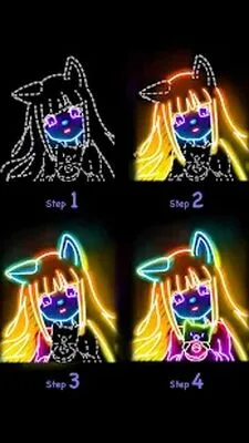 Baixe o Draw Glow Comics (MOD Premium) para Android - Captura de tela 2