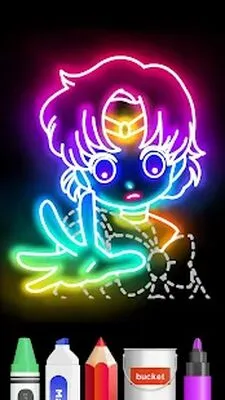 Baixe o Draw Glow Comics (MOD Premium) para Android - Captura de tela 4