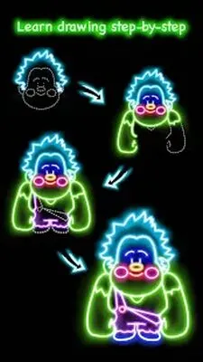 Baixe Aprenda a Desenhar Cartoon (MOD Grátis com Anúncios) para Android - Captura de tela 4