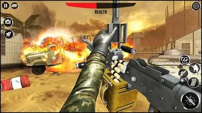 Baixe o Jogo Gunner Machine Guns Simulator (MOD Grátis com Anúncios) para Android - Captura de tela 2