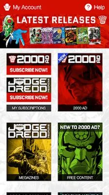 Baixe os Quadrinhos 2000 AD e Judge Dredd (MOD Premium) para Android - Captura de tela 3