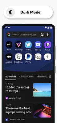 Baixe o Navegador Opera: Rápido & Privado (MOD Premium) para Android - Captura de tela 3