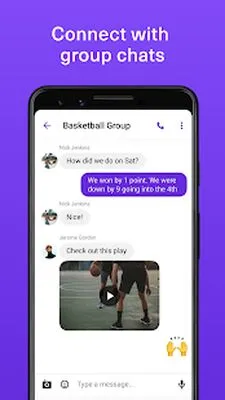 Baixe o TextNow: Chamada + Texto Ilimitado (MOD Premium) para Android - Captura de tela 2