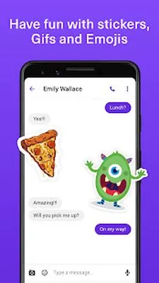 Baixe o TextNow: Chamada + Texto Ilimitado (MOD Premium) para Android - Captura de tela 3