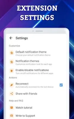 Baixe o Notificador Bluetooth para Smartwatch: sync watch (MOD Premium) para Android - Captura de tela 4