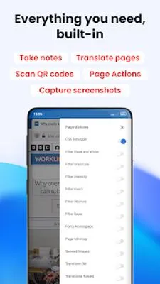 Baixe Vivaldi: Navegador Privado (MOD Grátis com Anúncios) para Android - Captura de tela 2