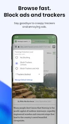 Baixe Vivaldi: Navegador Privado (MOD Grátis com Anúncios) para Android - Captura de tela 3