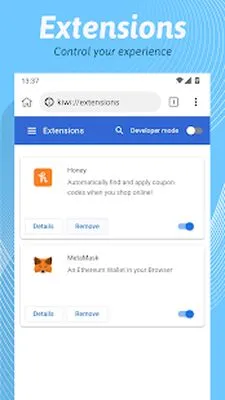 Baixe o Kiwi Browser (Premium MOD) para Android - Captura de tela 3