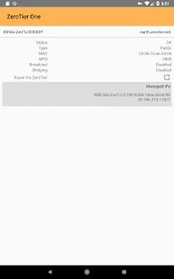 Baixe ZeroTier One (MOD de Anúncios Grátis) para Android - Captura de tela 4