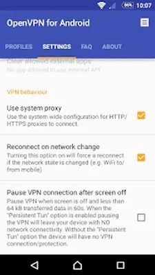 Baixe OpenVPN para Android (MOD Desbloqueado) para Android - Captura de tela 4