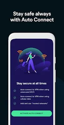 Baixe o VPN SecureLine da Avast (MOD Ad Gratuito) para Android - Captura de tela 1