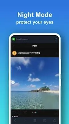 Baixe o Navegador Web Pure – Bloqueador de Anúncios (Premium MOD) para Android - Captura de tela 3