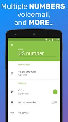 Baixe TextMe Up Calling & Texts (MOD Premium) para Android - Captura de tela 3