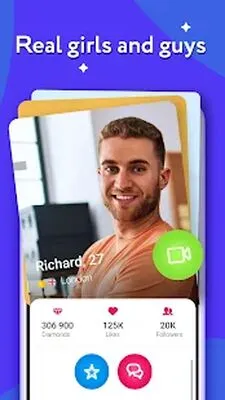 Baixe LP: Dating Video Chat Live (Mod Grátis com Anúncios) para Android - Captura de tela 1