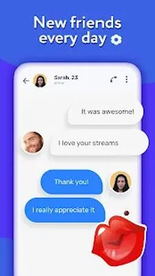 Baixe LP: Dating Video Chat Live (Mod Grátis com Anúncios) para Android - Captura de tela 2