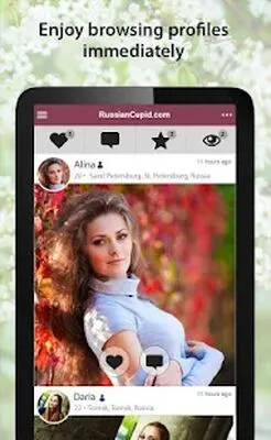 Baixe o Encontro Russo com RussianCupid (Versão Pro MOD) para Android - Captura de tela 4