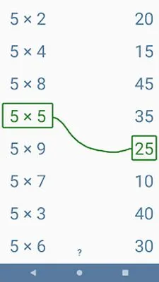Baixe a Tabela de Multiplicação (Versão Pro MOD) para Android - Captura de tela 1