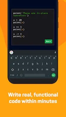 Baixe Learn Python (MOD Grátis com Anúncios) para Android - Captura de tela 1