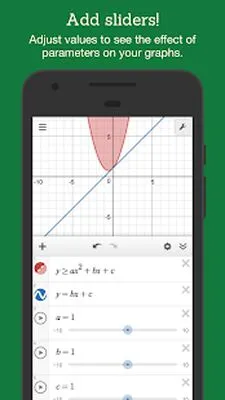 Baixe a Calculadora Gráfica Desmos (MOD Desbloqueado) para Android - Captura de tela 1