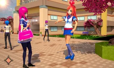 Baixe Virtual Anime Yandere Girls High School Life 3D (MOD Desbloqueado) para Android - Captura de tela 4