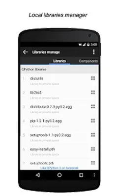Baixe QPython 3L (MOD Premium) para Android - Captura de tela 2