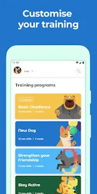 Baixe Dogo — Treinamento de Filhotes e Cães (MOD Premium) para Android - Captura de tela 1