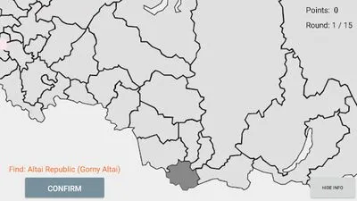 Baixe Regions of Russia Quiz (MOD Grátis com Anúncios) para Android - Captura de tela 3