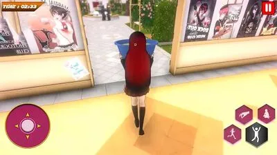 Baixe Anime Girl 3D: Simulador de Vida na Escola Japonesa (MOD Premium) para Android - Captura de tela 1