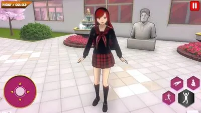 Baixe Anime Girl 3D: Simulador de Vida na Escola Japonesa (MOD Premium) para Android - Captura de tela 3