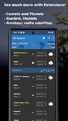 Baixe ISS Detector Satellite Tracker (MOD Grátis com Anúncios) para Android - Captura de tela 4