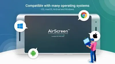 Baixe AirScreen (MOD Desbloqueado) para Android - Captura de tela 1