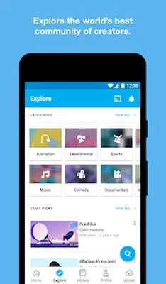 Baixe o Vimeo (MOD Grátis sem Anúncios) para Android - Captura de tela 3