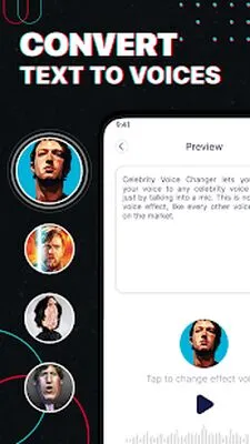 Baixe Celebrity Voice Changer Plus: Efeitos de Voz Engraçados (MOD Premium) para Android - Captura de tela 1