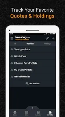 Baixe Investing: Dados e Notícias sobre Crypto (MOD Premium) para Android - Captura de tela 3