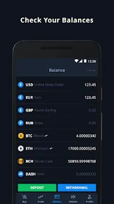 Baixe CEX.IO Cryptocurrency Exchange (MOD Premium) para Android - Captura de tela 1